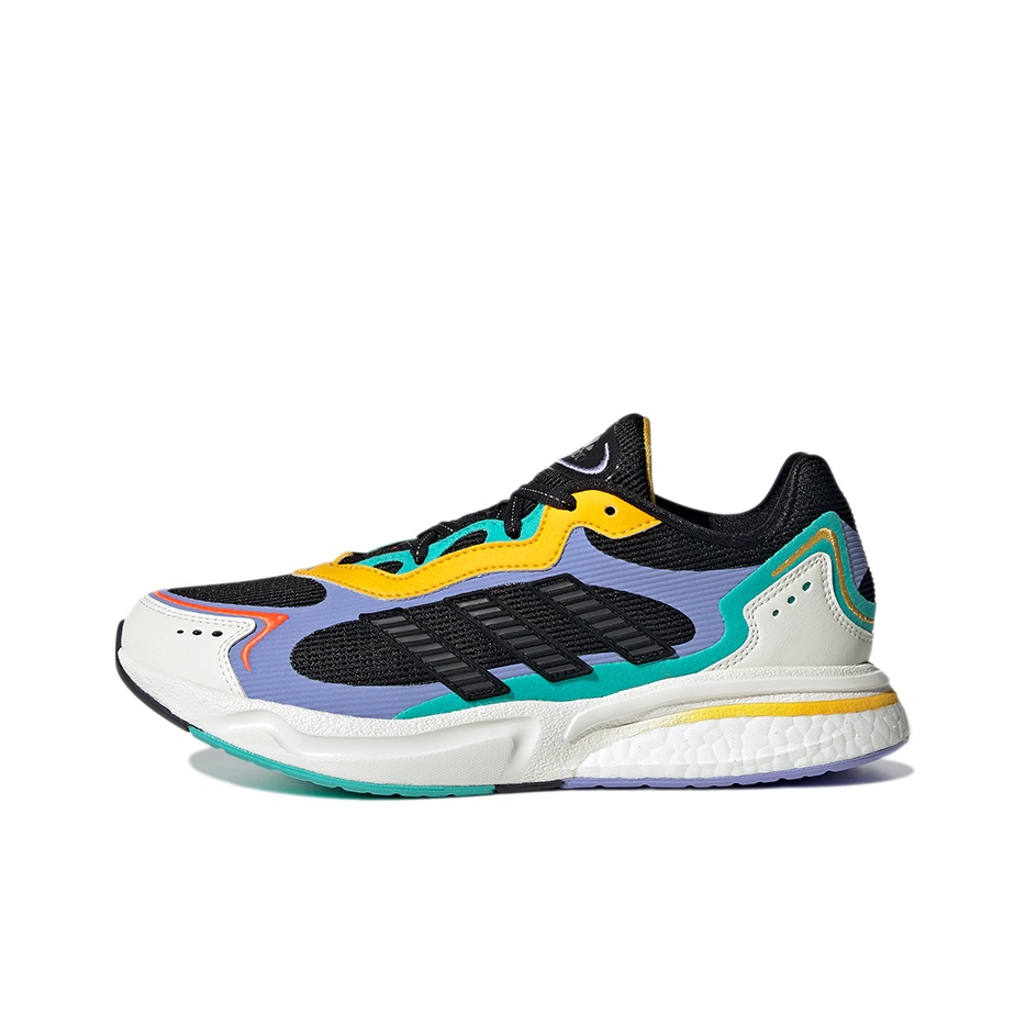 Men'S Shoes Green And White - アディダス SN1997 ランニングシューズ レディース ロートップ ブラック/ライトパープル/イエロー/ライトグリーン/ホワイト