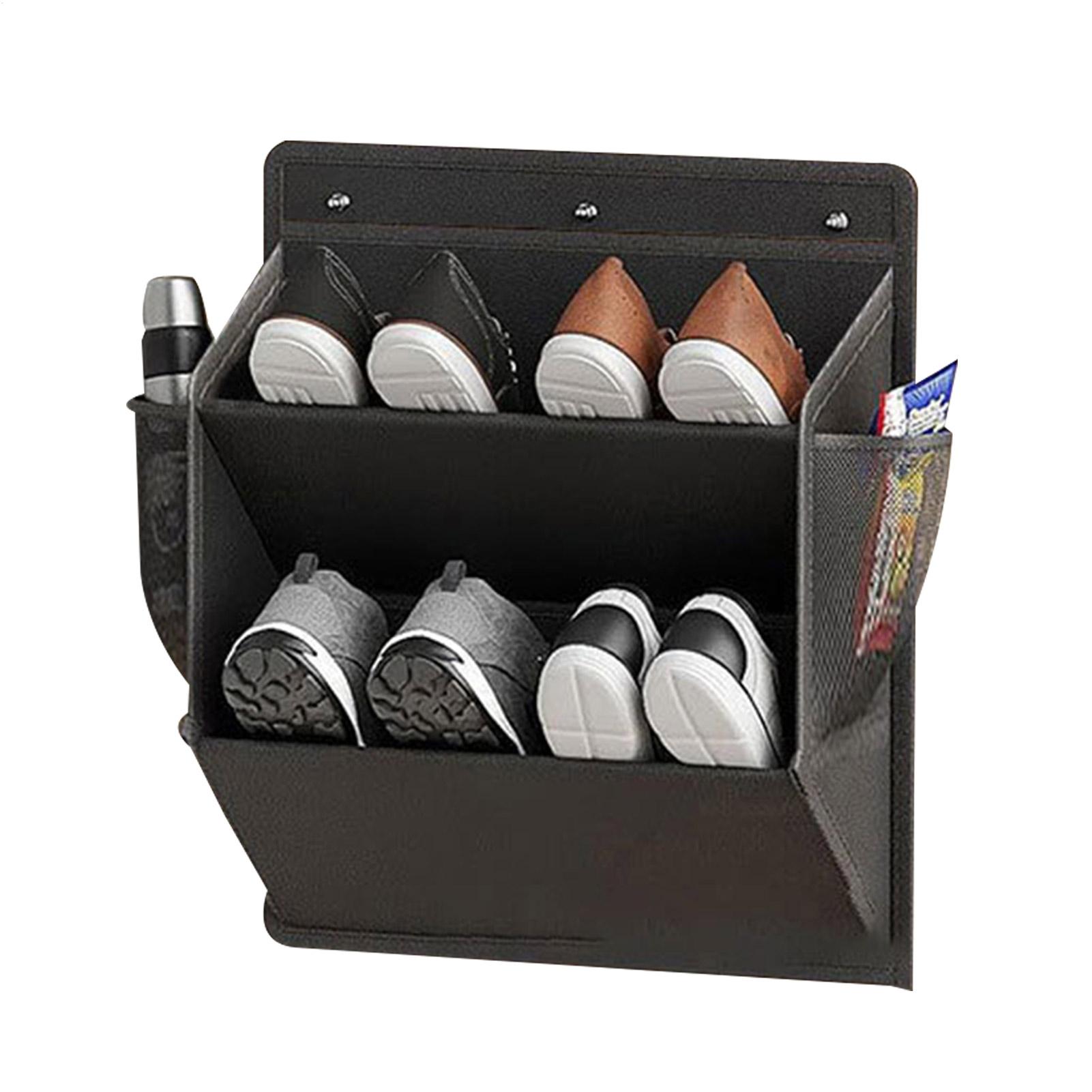Men Shoes Rack - RV用シューズラック 壁掛けシューズラック 粘着式オーガナイザー 省スペースホルダー 洗濯室 寮
