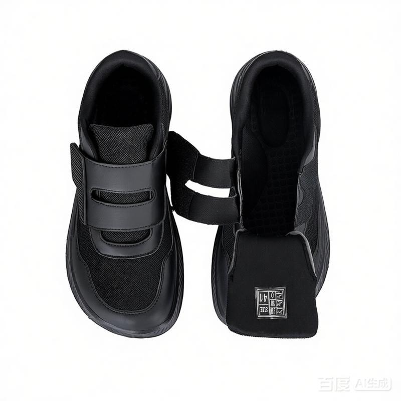 Men'S Shoes Diabetic - 調節可能な幅広つま先のオープンシューズ、高齢者向け、糖尿病患者用、腫れや脂肪による足の変形、外反母趾、腱膜瘤、整形外科、親指の外反に