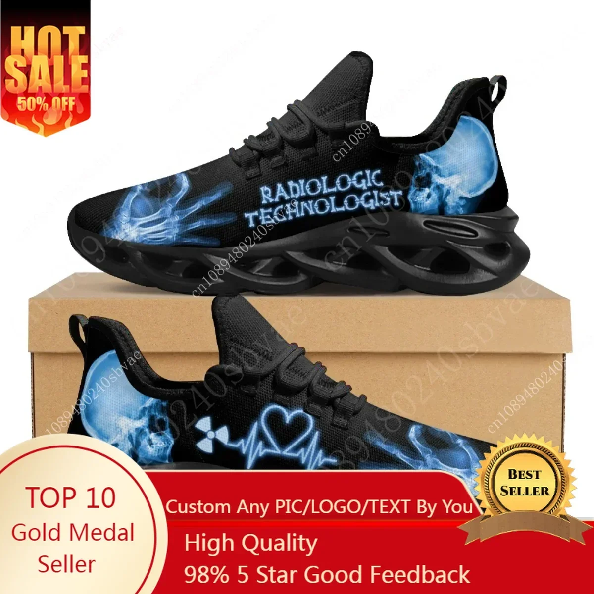 Men Shoes Sneakers - 放射線技師スニーカー男性女性スケルトンシューズカジュアル軽量スポーツシューズカスタムメイドスニーカー