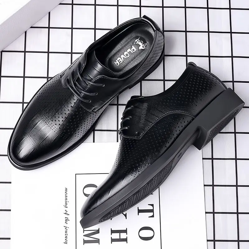 Men Shoes Clearance - オックスフォードシューズ オフィス メンズ フォーマル ポインテッドトゥ レースアップ
