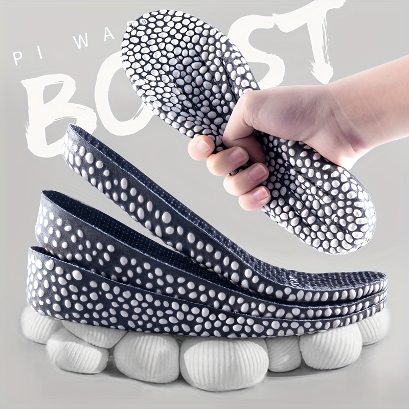 Men Shoes Runners - 1 ペアブースト身長増加靴インソール男性女性ソフトコンフォートランニングスポーツインソール足 1.5/2.5/3.5 センチメートル成長靴パッド