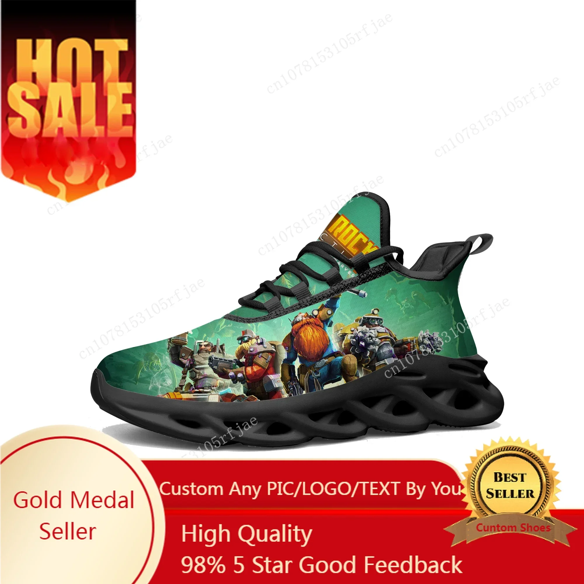 Men Shoes Sneakers - ディープロック ギャラクティック フラッツ スニーカー 漫画ゲーム メンズ