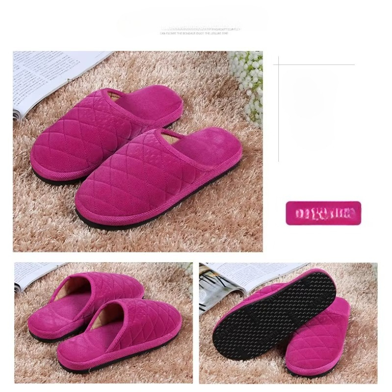 Men Shoes Winter - おしゃれなふわふわのファー素材のスリッパ。室内用で暖かく、柔らかい素材を使用。女性用、男性用、カップル用。フラットヒールで、プラスサイズにも対応。