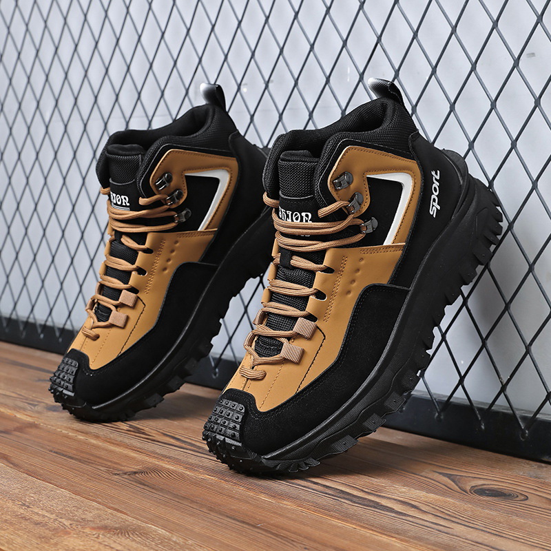 メンズ ワイド幅 ハイキングシューズ 滑り止め 耐久性 アウ - Men Shoes Boots のレビューと価格