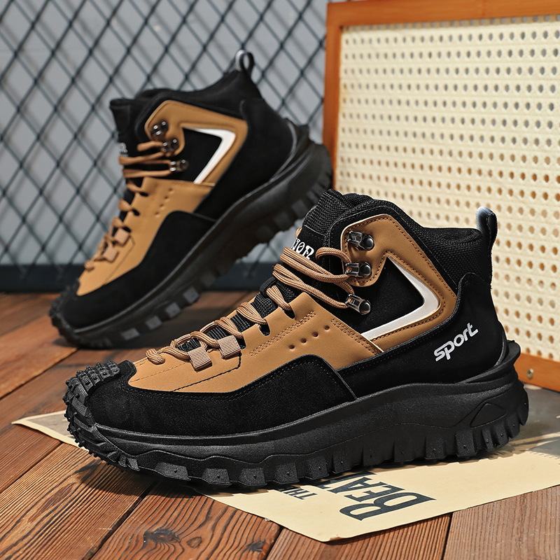 メンズ ワイド幅 ハイキングシューズ 滑り止め 耐久性 アウ - Men Shoes Boots のレビューと価格