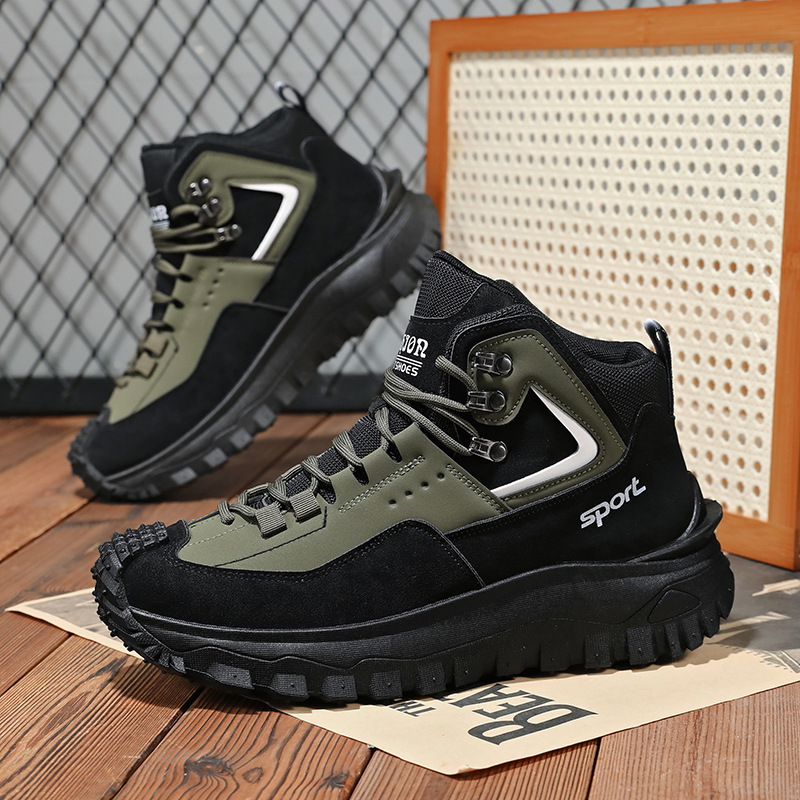 メンズ ワイド幅 ハイキングシューズ 滑り止め 耐久性 アウ - Men Shoes Boots のレビューと価格