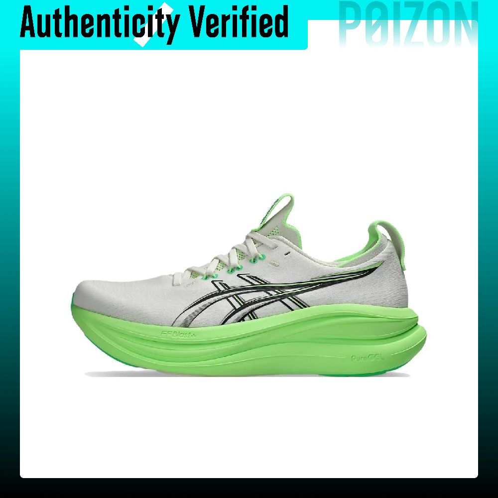 ASICS GEL NIMBUS 28 ローカット ランニン - Men'S Shoes Green And White のレビューと価格