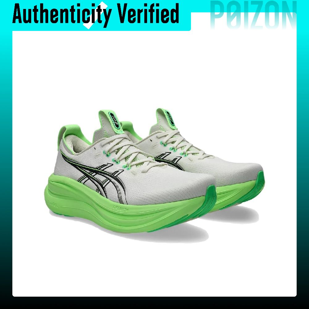 ASICS GEL NIMBUS 28 ローカット ランニン - Men'S Shoes Green And White のレビューと価格