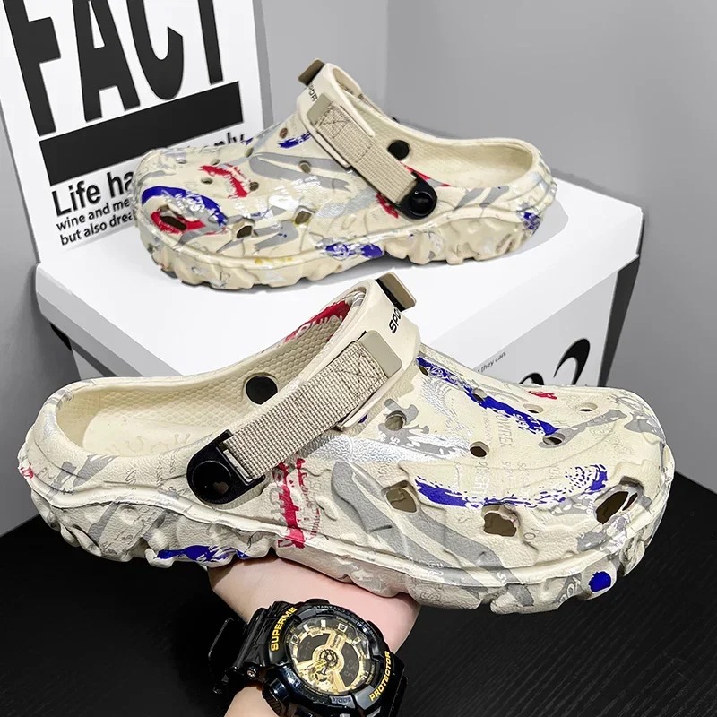 1 ペアプラスサイズ 48 49 男性通気性夏下駄サンダル屋 - Men Shoes Runners のレビューと価格