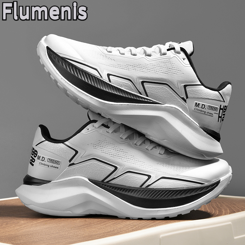 メンズカーボンプレートランニングシューズ、マラソン安定反発衝 - Men'S Shoes Half Cut のレビューと価格