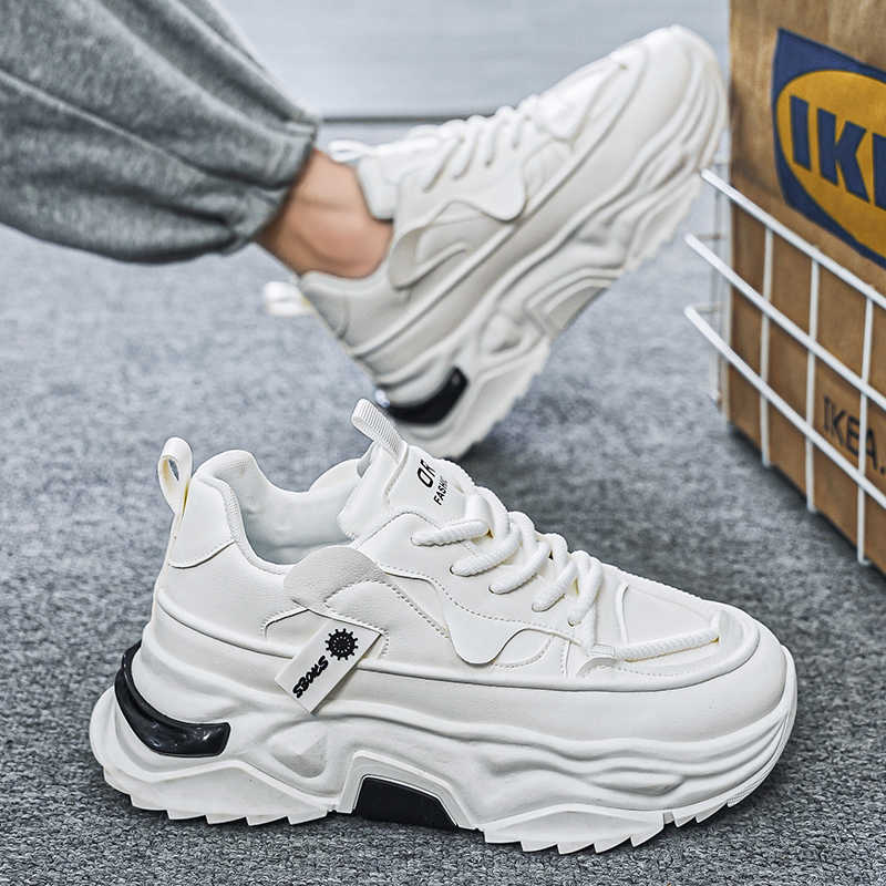 ブラック プラットフォーム テニス メンズ スポーツ ウーブ - Men Shoes Runners のレビューと価格