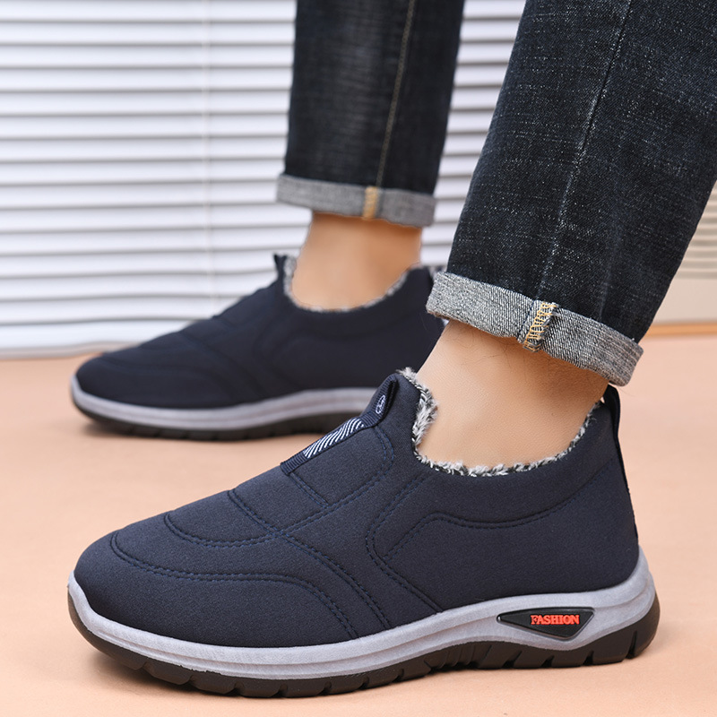 厚手のフリース冬用コットンシューズ、女性用ブーツ、男性用靴、 - Men Shoes Boots のレビューと価格
