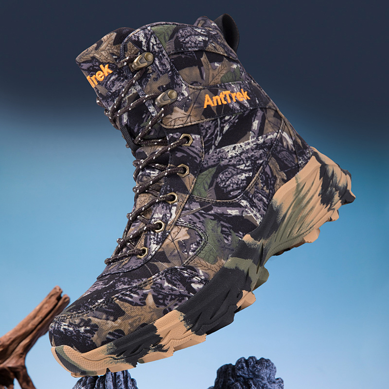 男性新しい戦術ブーツ通気性足首防水超軽量男性レースアップ高品 - Men Shoes Boots のレビューと価格