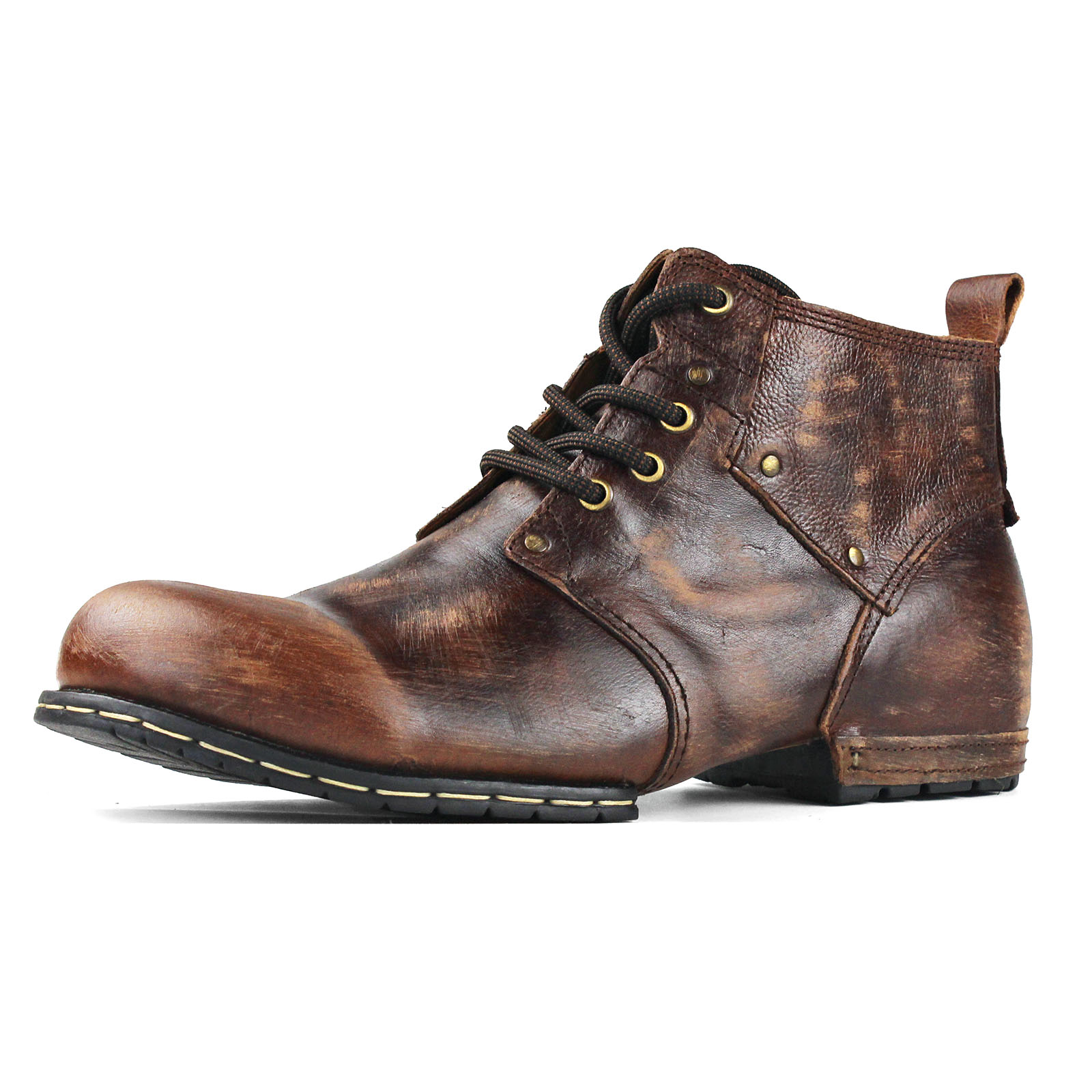 OTTO ZONE 手作り本牛革メンズシューズオートバイチャ - Men'S Shoes Zone のレビューと価格