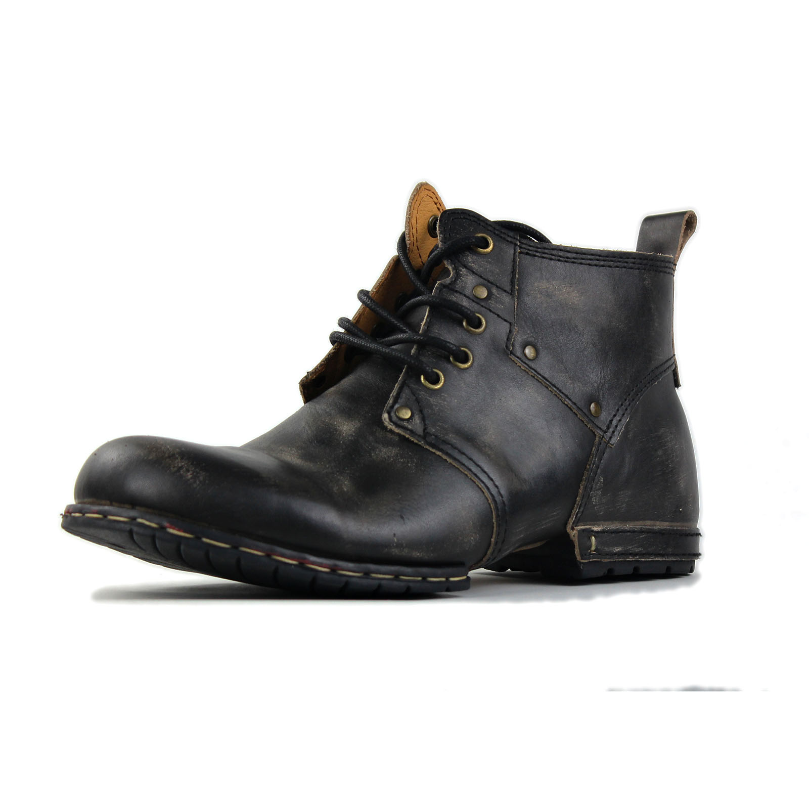 OTTO ZONE 手作り本牛革メンズシューズオートバイチャ - Men'S Shoes Zone のレビューと価格