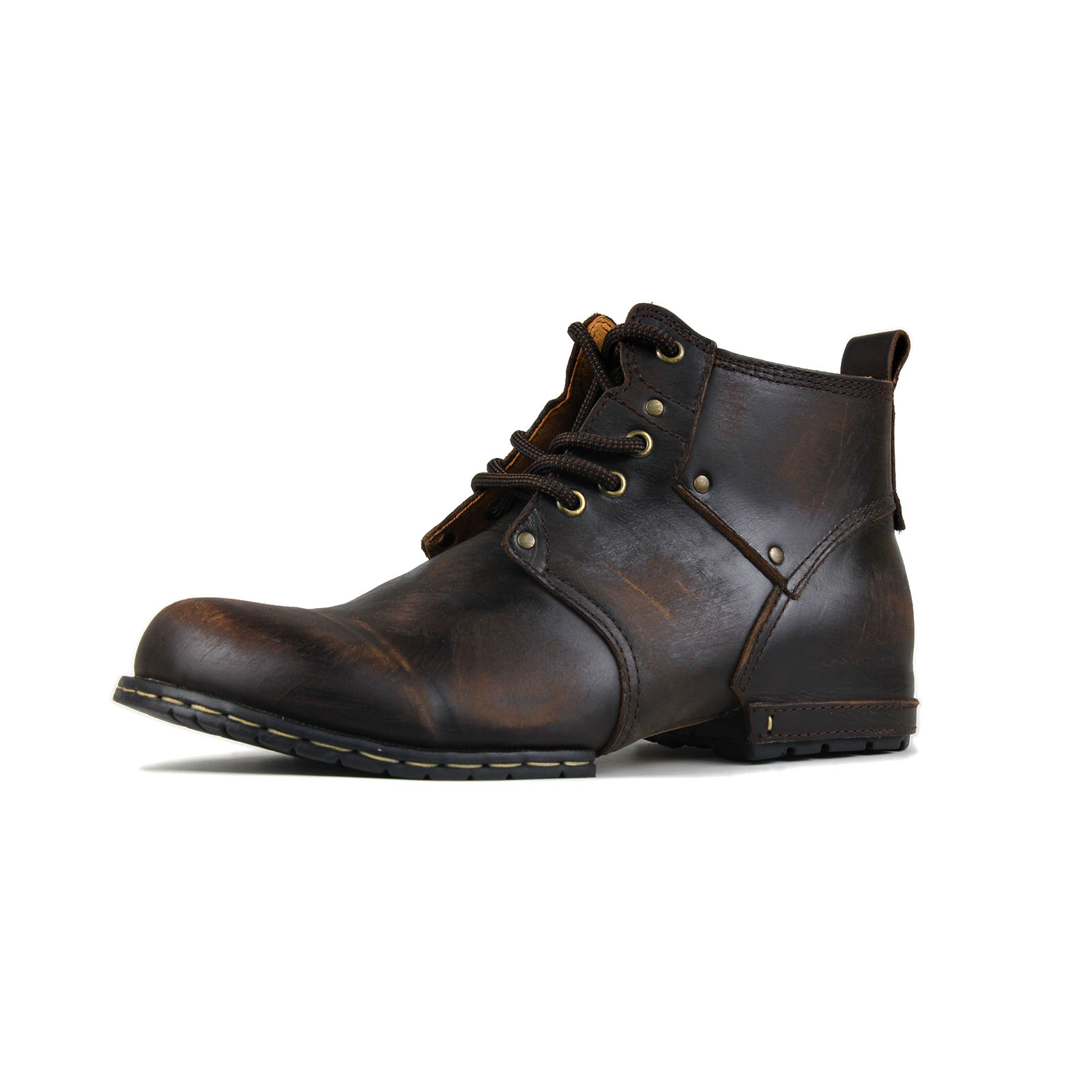 OTTO ZONE 手作り本牛革メンズシューズオートバイチャ - Men'S Shoes Zone のレビューと価格