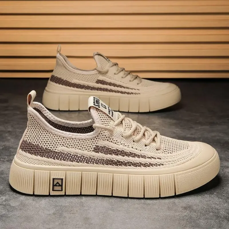 メンズ通気性メッシュスニーカー,加硫テニスシューズ,メンズブ - Men Shoes Clearance のレビューと価格