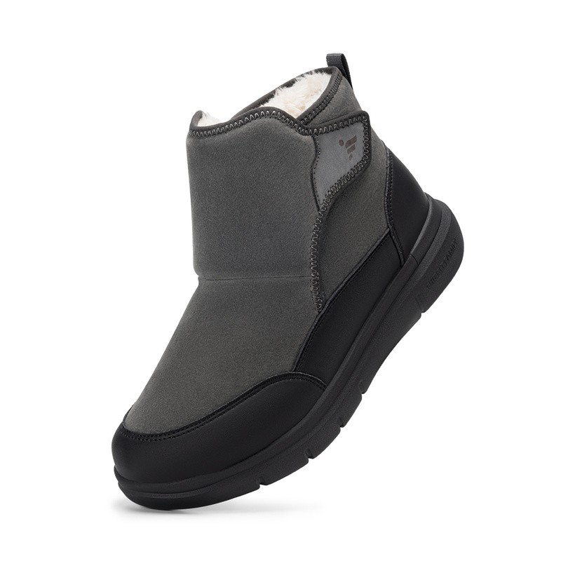 メンズワイドトゥボックス冬用糖尿病患者用ブーツ、裏地がプラッ - Men'S Shoes Diabetic のレビューと価格