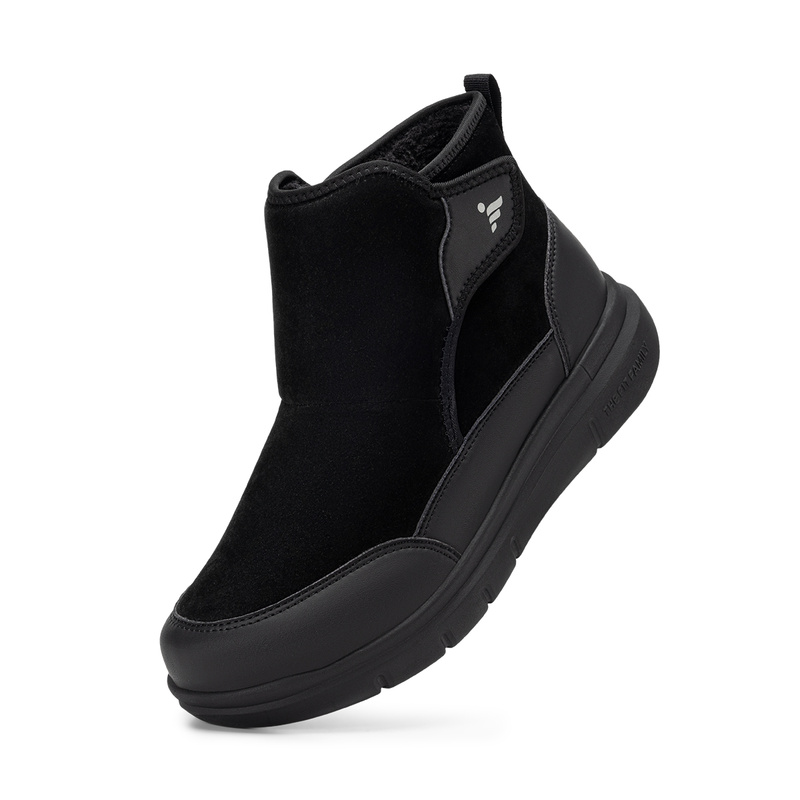 メンズワイドトゥボックス冬用糖尿病患者用ブーツ、裏地がプラッ - Men'S Shoes Diabetic のレビューと価格