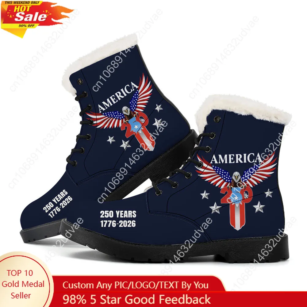 アメリカ 250 周年記念 1776-2026 プラッシュブ - Men Shoes Boots のレビューと価格