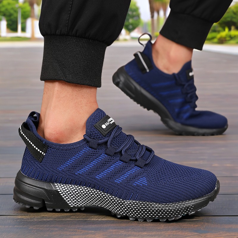 新しいメンズスニーカー厚い底快適なカジュアルシューズ軽量通気 - Men Shoes Xxl のレビューと価格