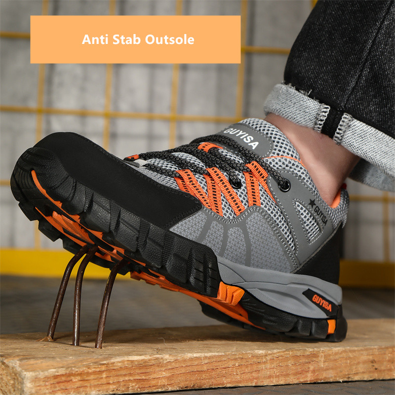 作業安全スニーカー、作業用安全靴、鋼鉄製のつま先、耐パンク性 - Men'S Shoes Diabetic のレビューと価格