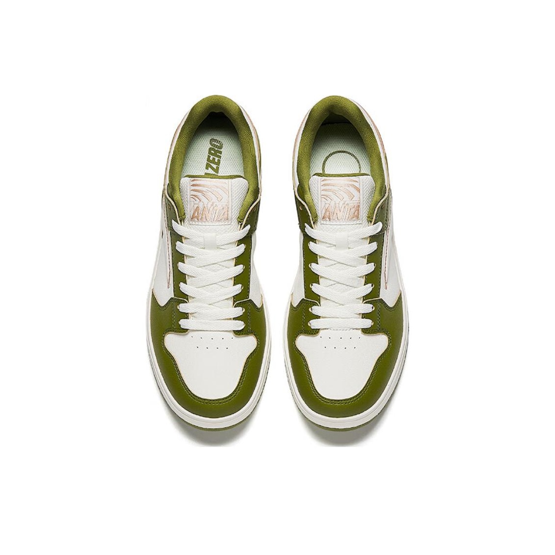 アンタ クラシック カラーブロック 滑り止め クッション性  - Men'S Shoes Green And White のレビューと価格
