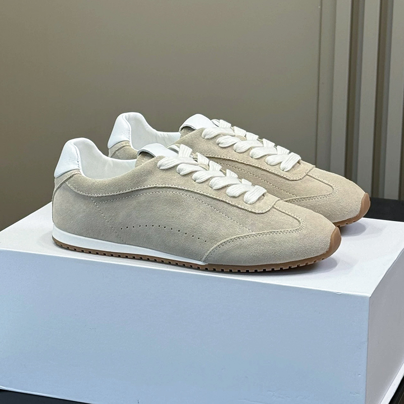 ユニセックスレディースカジュアルシューズ本革スエードスニーカ - Men Shoes Sneakers のレビューと価格