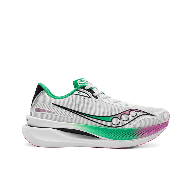 サコニー IDLING クルーズ 軽量クッション性 滑り止め - Men'S Shoes Green And White のレビューと価格