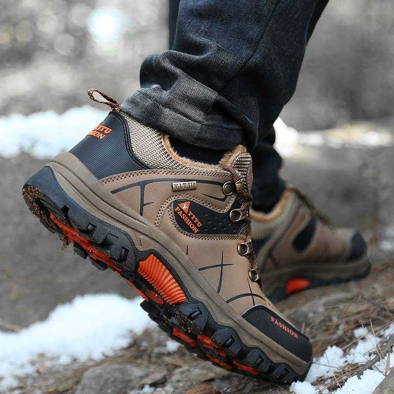 メンズブランド、冬用スノーブーツ、防水レザー、スニーカー、超 - Men Shoes Brands のレビューと価格
