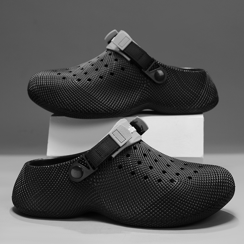新しいEVAメンズサンダル、カップル用ソフト中空ガーデンシュ - Men Shoes Runners のレビューと価格