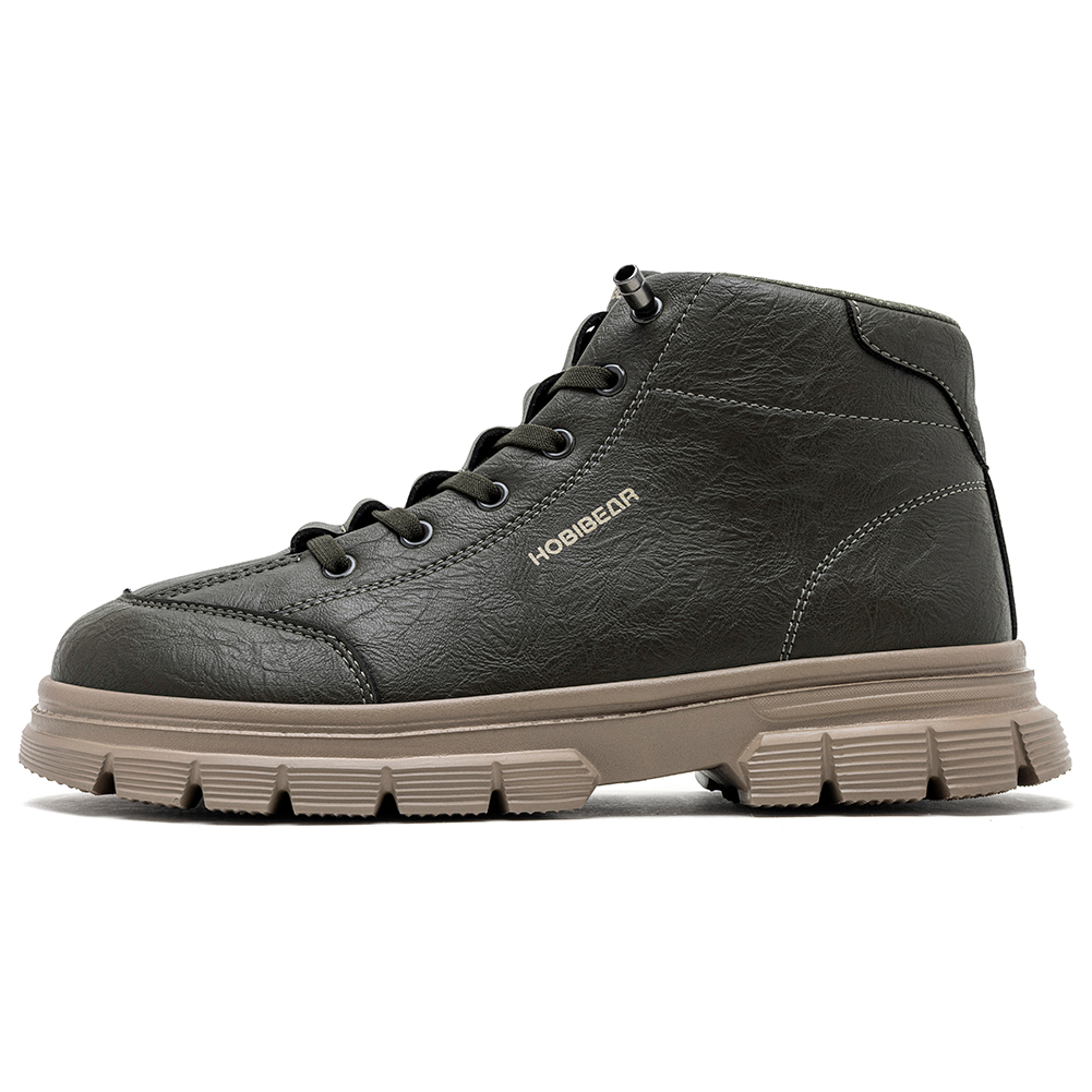 HOBIBEAR メンズ ワイドトゥボックス アンクルブーツ - Men Shoes Boots のレビューと価格