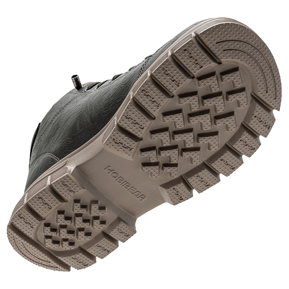 HOBIBEAR メンズ ワイドトゥボックス アンクルブーツ - Men Shoes Boots のレビューと価格