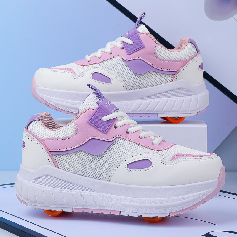 子供用ローラースケート、4輪、取り外し可能な車輪付きスニーカ - Men Shoes Sneakers のレビューと価格