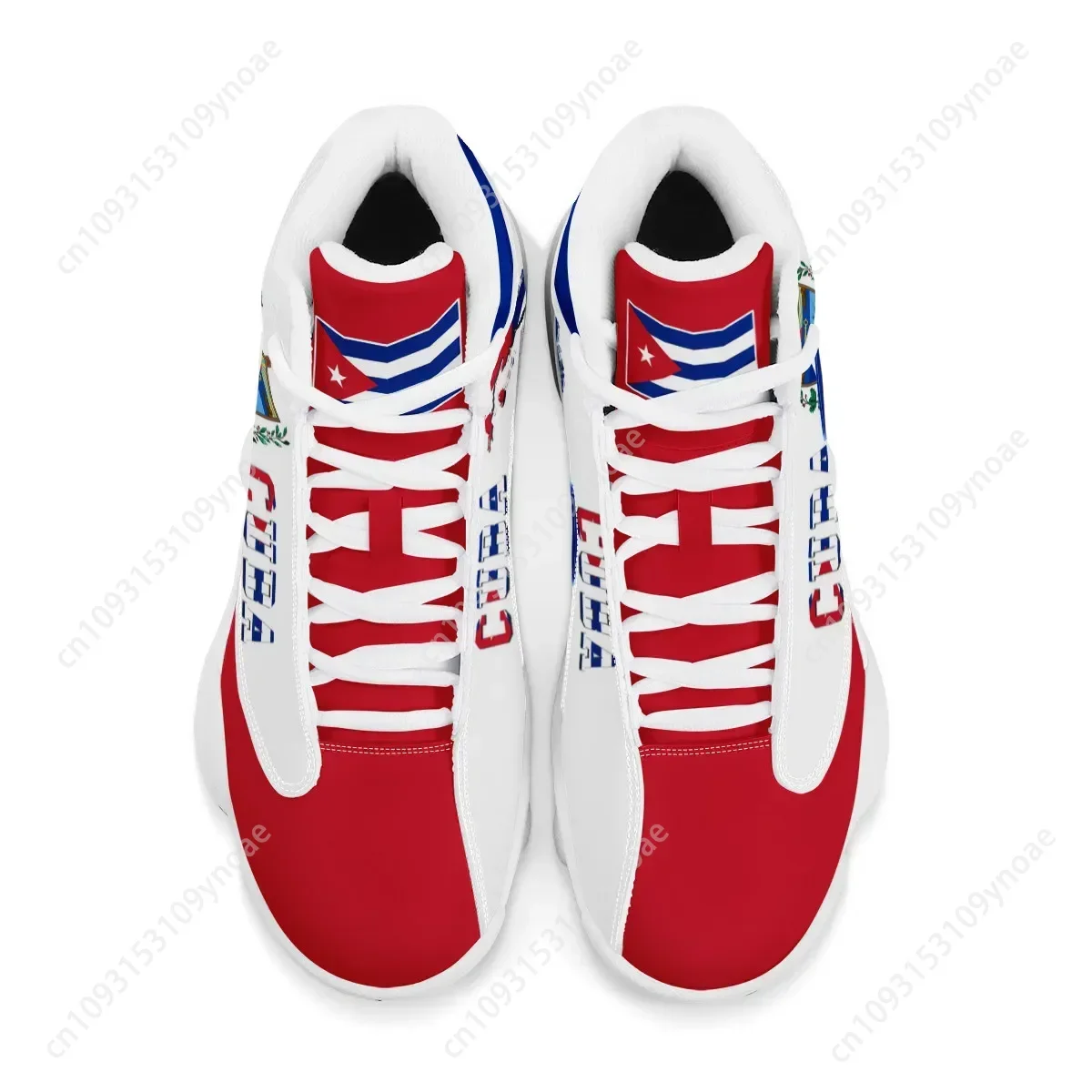 キューバ国旗プリントクール男性バスケットボールスニーカーカス - Men Shoes Runners のレビューと価格