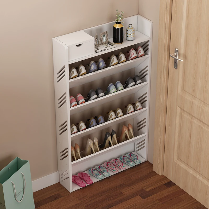 シンプルで超薄型の斜め挿入式、経済的で省スペースな子供用靴棚 - Men Shoes Rack のレビューと価格