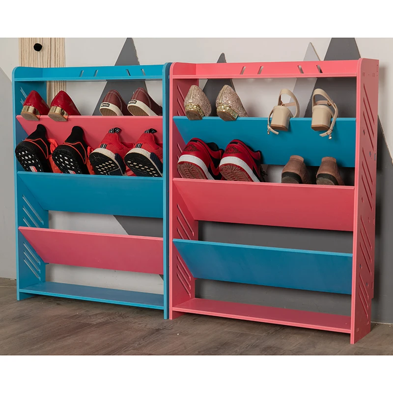 シンプルで超薄型の斜め挿入式、経済的で省スペースな子供用靴棚 - Men Shoes Rack のレビューと価格