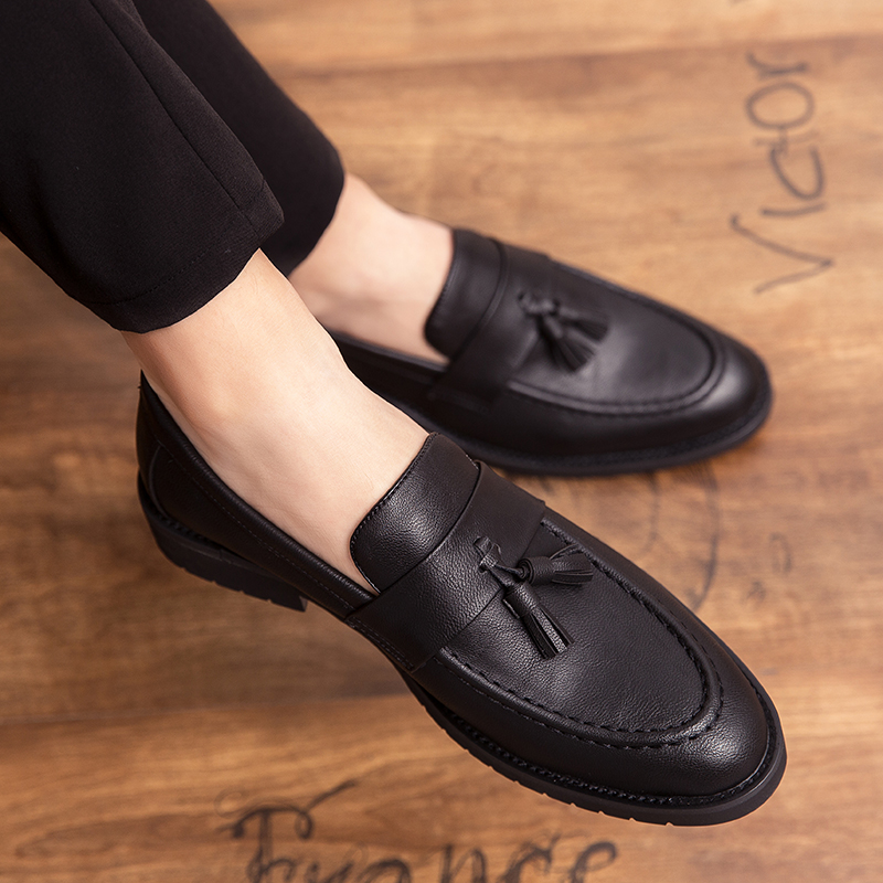 ファッションローヒールローファーブランド英国風ウェディングレ - Men Shoes Official のレビューと価格