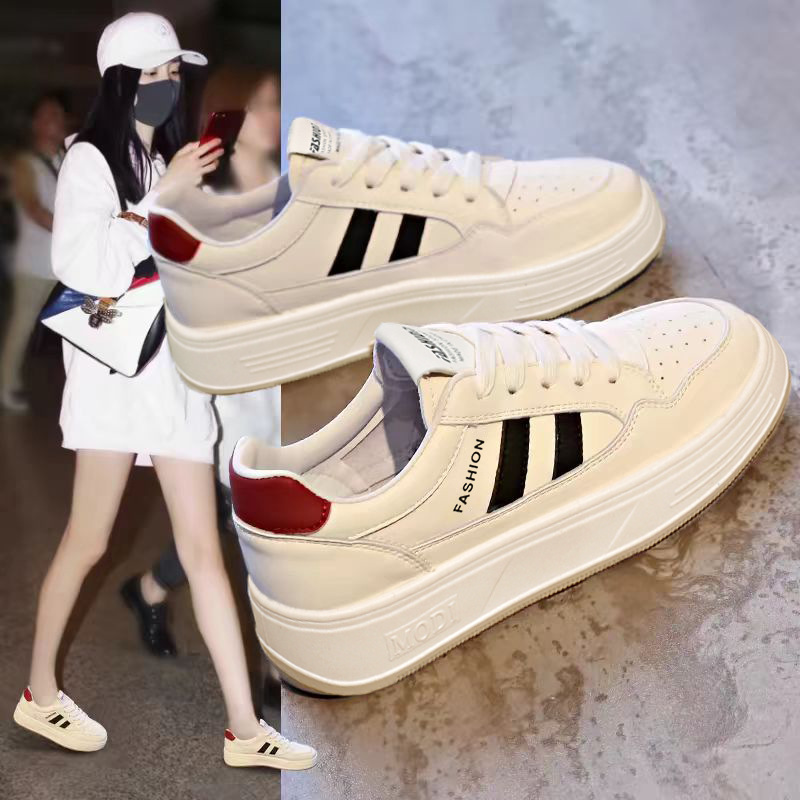 レディーススポーツ身長アップスニーカー送料無料軽量通気性ホワ - Men Shoes Sneakers のレビューと価格