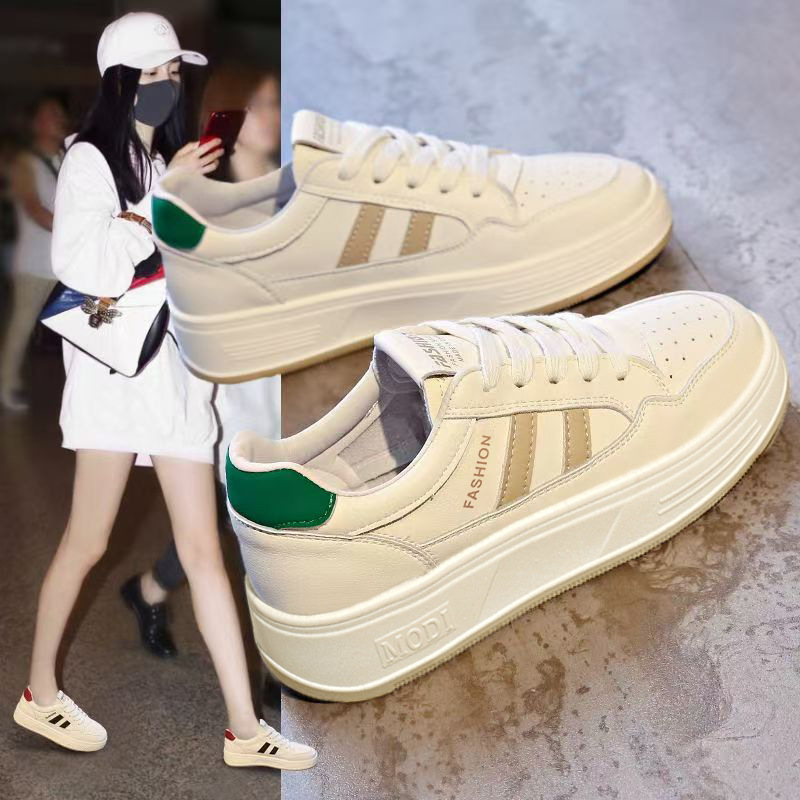レディーススポーツ身長アップスニーカー送料無料軽量通気性ホワ - Men Shoes Sneakers のレビューと価格