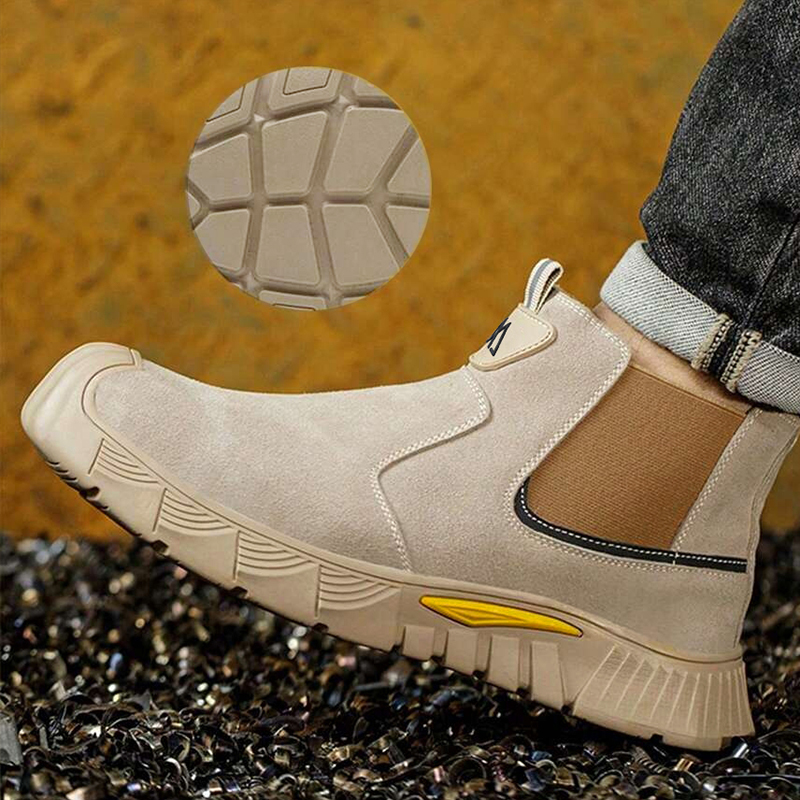 耐摩耗性と耐久性に優れたスチールトゥ作業靴（男女兼用）、耐衝 - Men Shoes Sneakers のレビューと価格