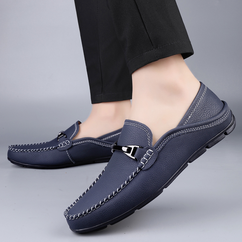 高級ブランドの新品メタルバックルローファー。ファッション性の - Men Shoes Official のレビューと価格