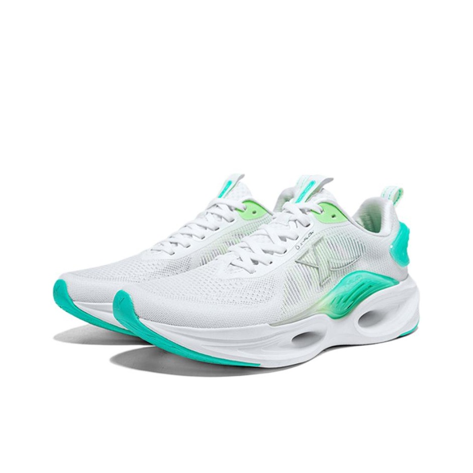 XTEP クッション性抜群で通気性の良いローカット ランニン - Men'S Shoes Green And White のレビューと価格