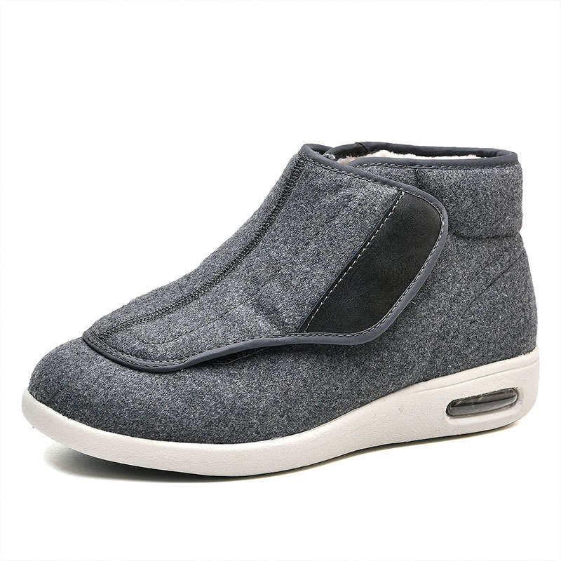 冬用ベルベット整形外科ワイドフィート腫れ対応シューズ　外反調 - Men'S Shoes Diabetic のレビューと価格