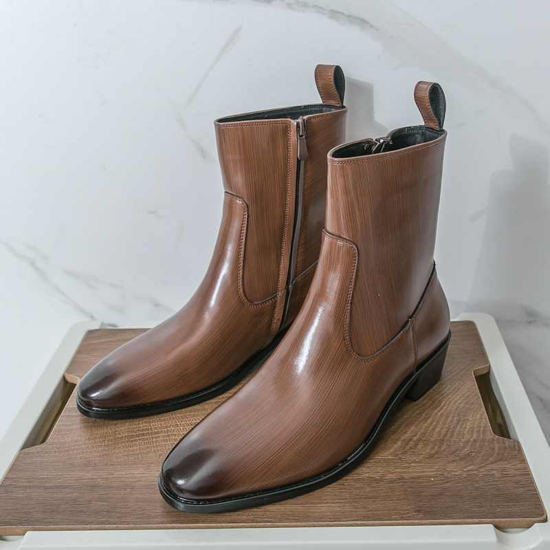 メンズ用ニューエンGLISHスタイルチェルシーロングブーツ、 - Men Shoes Brands のレビューと価格