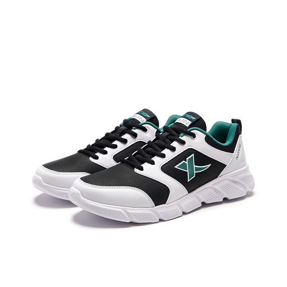 XTEP クッション性 滑り止め 耐摩耗性 ロートップ ラン - Men'S Shoes Green And White のレビューと価格