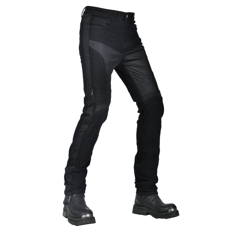 メンズモーターサイクルメッシュパンツ,ブラック,レトロスリム - Men'S Shoes With Jeans のレビューと価格