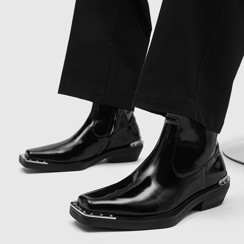 イタリアブランドデザイナーメンズファッションパンクロックチェ - Men Shoes Brands のレビューと価格