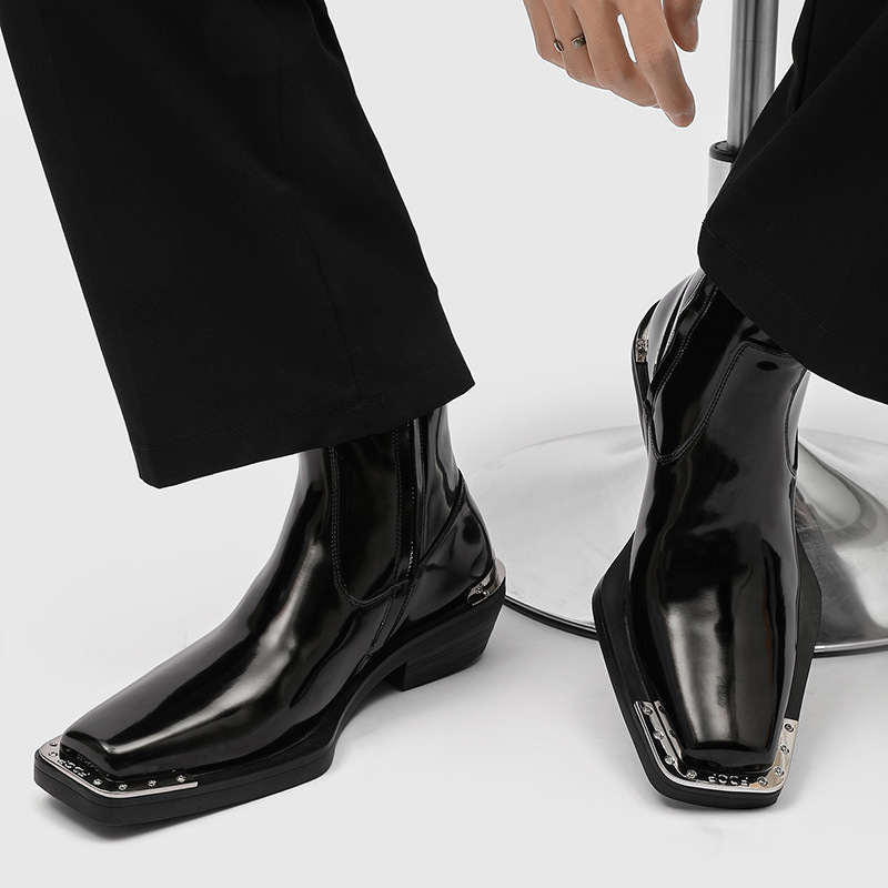 イタリアブランドデザイナーメンズファッションパンクロックチェ - Men Shoes Brands のレビューと価格